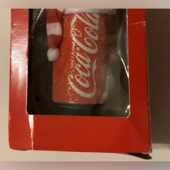 Vintage Coca Cola Can Glittered Ornament - Picture 2 of 8
